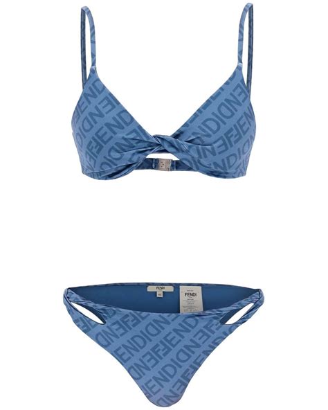 fendi blue bathing suit|fendi lycra swimsuit.